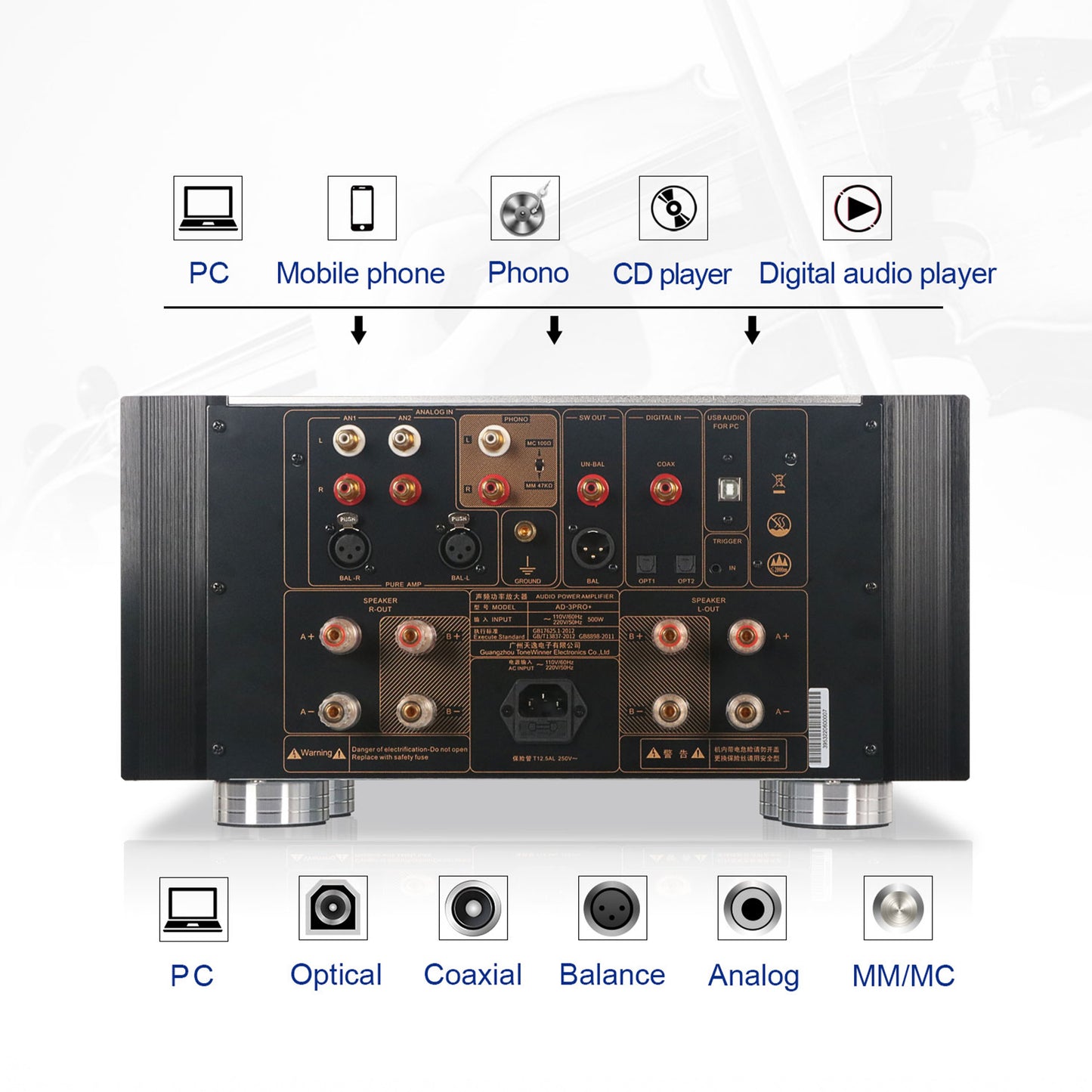 TONEWINNER AD-3PRO+ / Class A Integrated amplifier - HIGH END